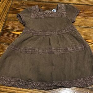 NWOT GAP Brown Cotton Lined Dress with Bloomers